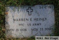 Warren E Heinly