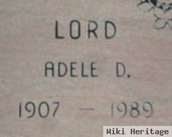 Adele D. Lord