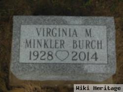 Virginia M. Minkler Burch