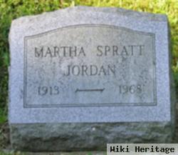 Martha E Spratt Jordan