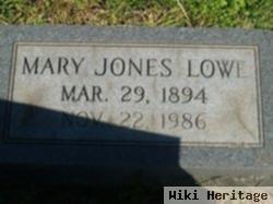 Mary Jones Lowe