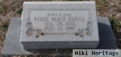 Roxie Alice King Evans