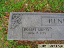Robert Sidney "bob" Henry