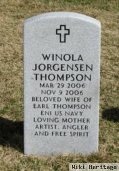 Winola Bell "winnie" Jorgensen Thompson