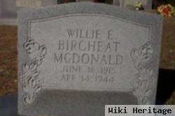 Willie E. Bircheat Mcdonald