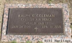 Ralph K Coleman