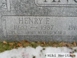 Henry F Angstadt