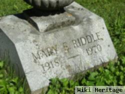 Mary E. Belknap Riddle