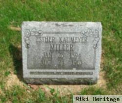 Esther Kaumeyer Miller