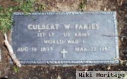 Culbert W. Faries