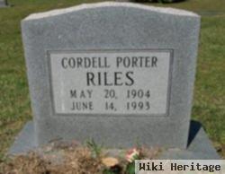 Cordell Porter Riles