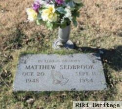 Matthew Sedbrook