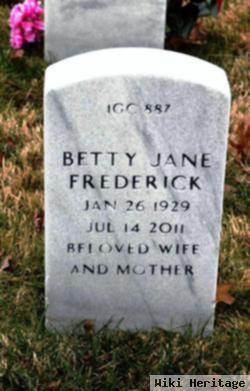 Betty Jane Boyer Frederick