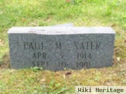 Paul Merrit Sater