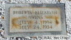 Roberta Elizabeth Owens