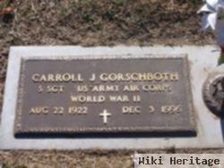 Ssgt Carroll Jack Gorschboth