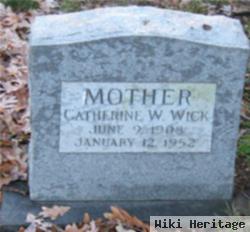 Catherine W. Wick