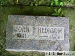 John E Hedblom