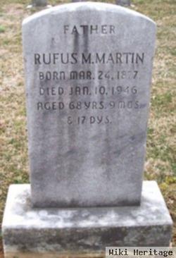 Rufus M Martin