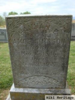 Hannah E. Hiner Simpson