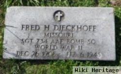 Sgt Frederick Henry "fred" Dieckhoff