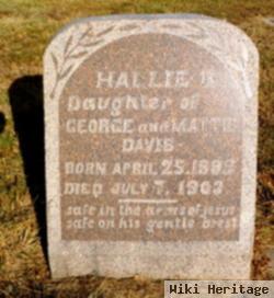 Hallie B Davis