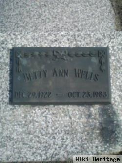 Betty Ann Wells