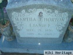 Martha J Wilde Horton