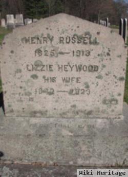 Sarah Elizabeth "lizzie" Heywood Russell