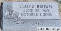 Lloyd "cowboy" Brown