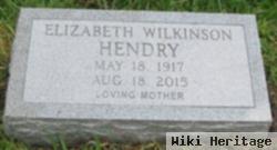 Elizabeth "betty" Wilkinson Hendry