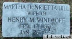 Martha Henrietta Hill Winecoff