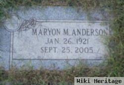 Maryon M Naden Anderson