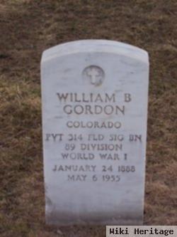 William B Gordon