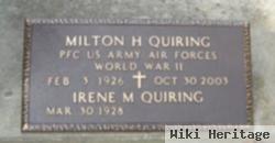 Pfc Milton H Quiring