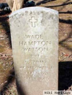 Wade Hampton Watson