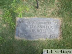 Betty Ann Fox Debolt