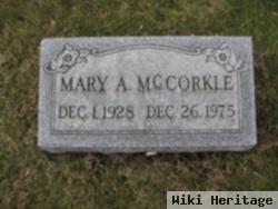 Mary Ann Stefko Mccorkle