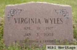 Mrs Mary "virginia" Kleck Wyles