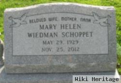 Mary Helen Wiedman Schoppet