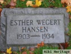 Esther Wegert Hansen