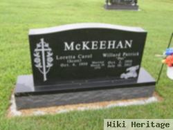 Willard Patrick "pat" Mckeehan