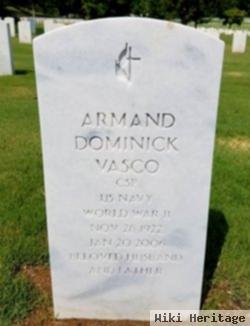 Armand Dominick "mandy" Vasco