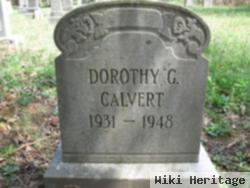 Dorothy G Calvert