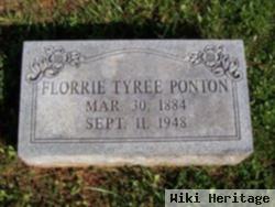 Florence "florrie" Tyree Ponton