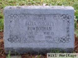 Elzia "shorty" Rowbotham