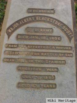 Maj Albert Blackstone Scott