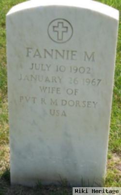 Fannie M Dorsey