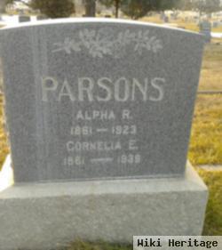 Cornelia Elizabeth Shanks Parsons