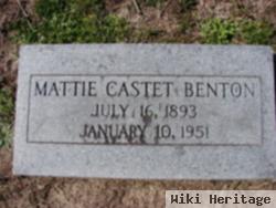 Mattie Lee Castet Benton